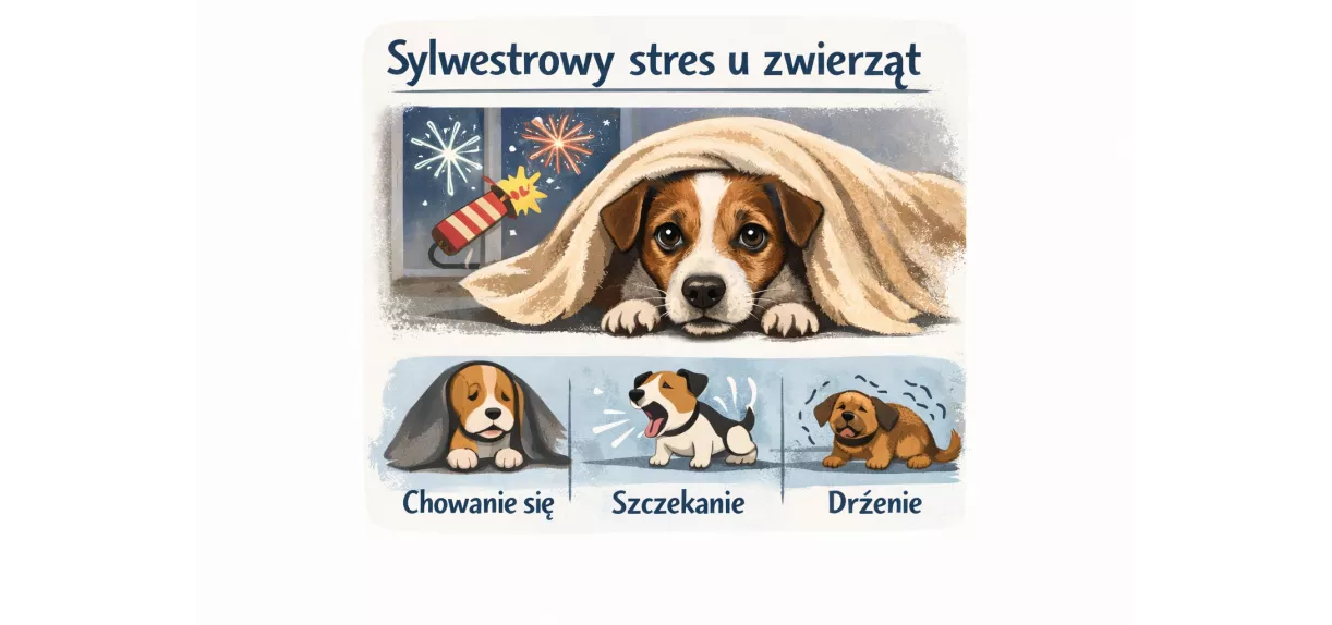 Jak uspokoić psa w sylwestra – poradnik krok po kroku